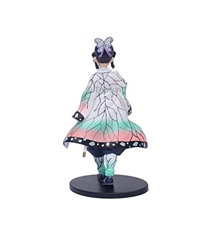 Image of Trunkin Demon Slayer Shinobu Kocho Kimetsu No Yaiba Insect Hashira Action Figure With Stand - Polyvinyl Chloride, 7 cm, 16 Cm