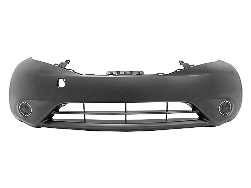 MBI AUTO - Primered, Front Bumper Cover Replacement Fascia for 2014 2015 Nissan Versa Note Hatchback 14 15, NI1000292