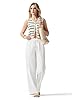 AVICHIC Women Linen Pants Wide Leg Palazzo Pants C... #4