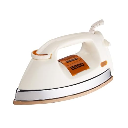 Usha EI 3710 Heavy Weight 1000-Watt Dry Iron, 1.75 Kg(White)