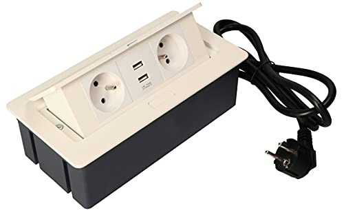 KOTARBAU® - Ciabatta elettrica a 2 prese, con