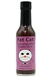 Fat Cat Gourmet - Surprisingly Mild Guajillo Ghost Natural Hot Sauce - Sweet & Smoky Flavor - Gluten Free, Vegan & Keto Friendly - Mild (5 oz) One glass bottle