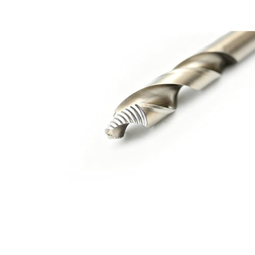Image of TEMO 1 pc 1 /2 Inch M35 Cobalt Stepped Point Jobber Drill Bit, Easy Boost Twist Drill Bit Set for Acrylic Metal, Steel, Wood, Plastic