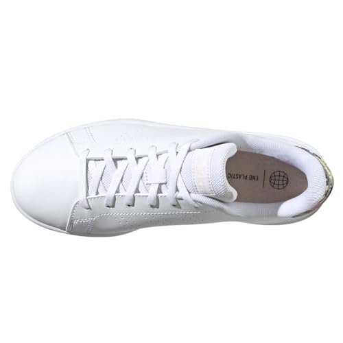 Image of adidas Womens Advantage Lace Up Sneakers Shoes Casual - White