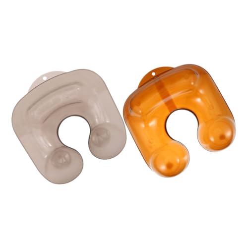 Ipetboom 2Pcs Hair Salon Shampoo Bowl Neck Tray Spill Hairdressing Color Tray Plastic Shoulder Protector for Hair Stylist