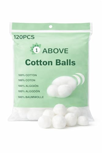 Pack of 120 Cotton Wool Balls Super Soft 100% Pure Cotton Perfect for Everyday Use