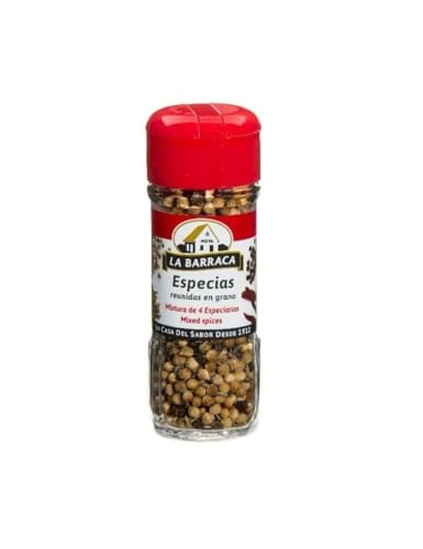 Especias Reunidas en Grano La Barraca Tarro 32g – Mezcla Tradicional de Especias Enteras para Guisos, Sopas y Carnes | Condimento Aromático Cocina Mediterránea | Formato Práctico