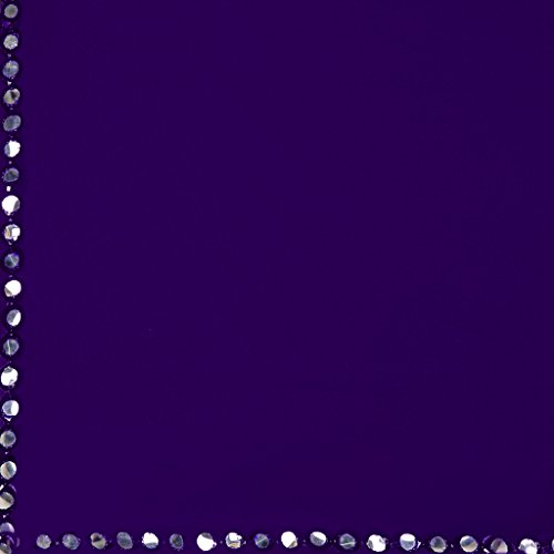 SOURBH Mirchi Fashion Women's Plastic Mirror Border Indian Saree with Un-stitched Blouse, Dark Lavender, One size