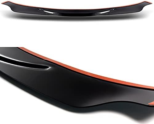 Miniatura 3 de DriftX Performance Kit de cuerpo de alerón de visera de techo para ventana trasera, compatible con Honda Civic Sedan4DR, plástico ABS negro,