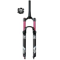 Amazon.co.jp: MTBエアサスペンションフォーク、26インチ、27.5インチ