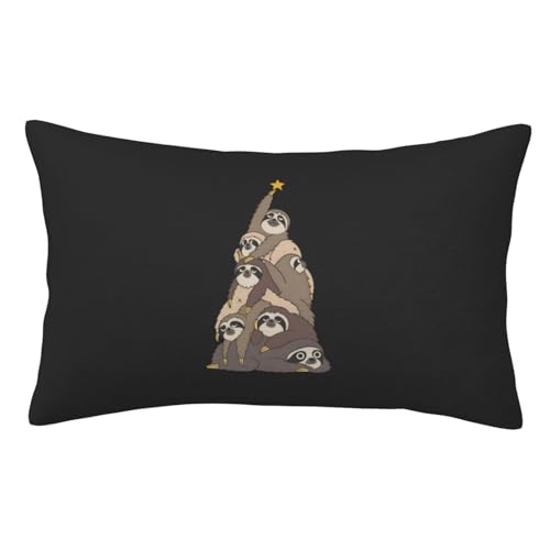 おもしろ ナマケモノ 枕カバー 両面 かわいいアニメ印刷 まくらカバー洗える 抱き枕軟らかい 40 Cm X 60 Cm