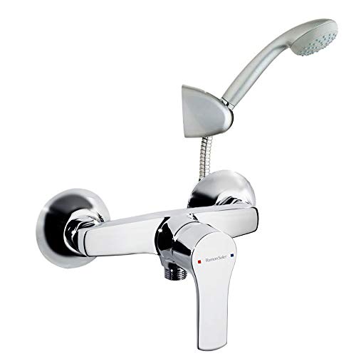 Grifo de ducha monomando, con equipo de ducha TITANIUM - (1808VM) - RAMON SOLER