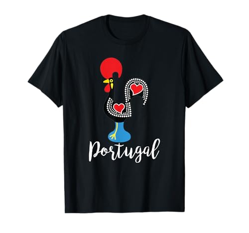 Coq Portugais Galo de Barcelos Figurine Portugal T-Shirt