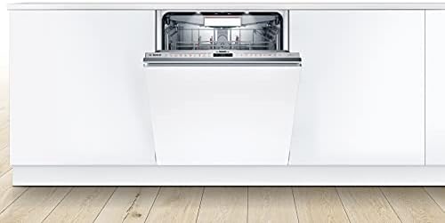 Bosch SMV8YCX01E Serie 8 Smarter Geschirrspüler vollintegriert, 60 cm breit, Besteckschublade, Made in Germany, Silence Programm besonders leise, ExtraClean Zone Wasserdüsen im Oberkorb