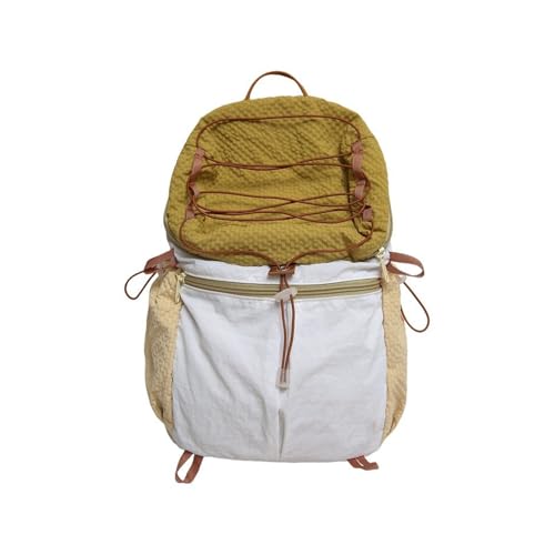 Sac à dos de trekking ergonomique nylon beige résistant à l'eau voyage