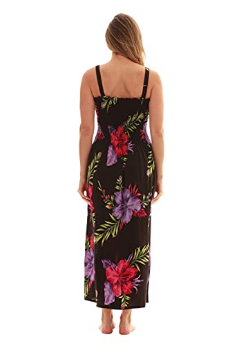 Image of Just Love Floral Print Tube Sundress Swimwear Cover Up Summer Dress for Women