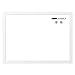 Quartet Magnetic Whiteboard, 17 x 23 inches White Board, Dry Erase Board, White Frame (MWDW1723M-WT)