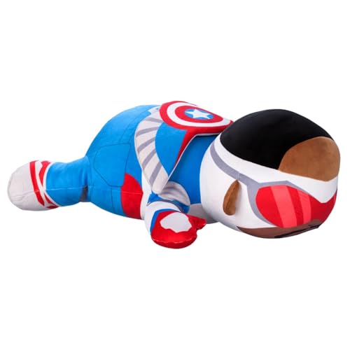 Disney Store Official Cuddleez Plush Collection - Captain America Sam Wilson - 22 Inches - Super Soft & Huggable Toy for Fans & Kids of All Ages -...