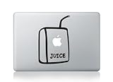 Cozee - Adhesivo decorativo para MacBook 13", diseño de caja de zumo