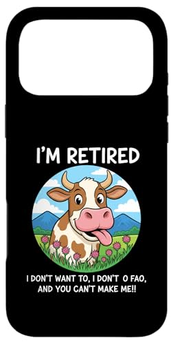 ���ނ����� I'm Done You Can't Make Me Funny Humor �X�}�z�P�[�X iPhone 17 Pro Max �p