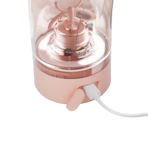 Image of VOLTRX VortexBoost Electric Shaker Bottle, USB C Rechargeable Protein Shake Mixer, Shaker Cups for Protein Shakes and Meal Replacement Shakes, BPA-Free, Made with Tritan, Solar Red, 24oz