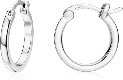 Diamday t[vsAX fB[X lC AM[Ή Vo[925|Xg 14k S[hbL Vv OsAX ςȂ 15mm 20mm 30mm  ANZT[ (Vo[-15mm)