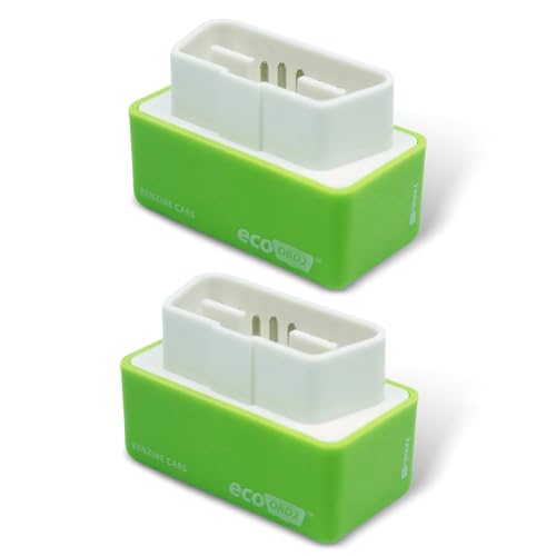 leechio 2 PCS Fuel Saver Full Chip Tuning Box, Power Upgrade Fuel Saving, OBD2...