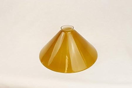 arterameeferro Cristal de Repuesto para lámpara ministerial ámbar Churchill Banchiere 25 cm