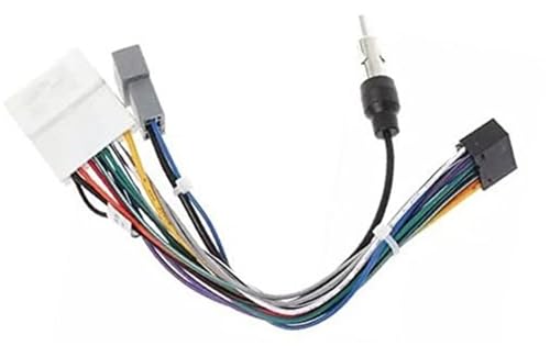 Pizgear Faisceau de câbles Femelle Adaptateur d'autoradio connecteur Prise de Fil, for Nissan, for Qashqai, for X-Trail, Pathfinder Sentra Navara Juke Câble d'antenne...
