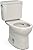 TOTO Drake Two-Piece Round 1.6 GPF Universal Height TORNADO FLUSH Toilet with CEFIONTECT, Sedona Beige - CST775CSFG#12