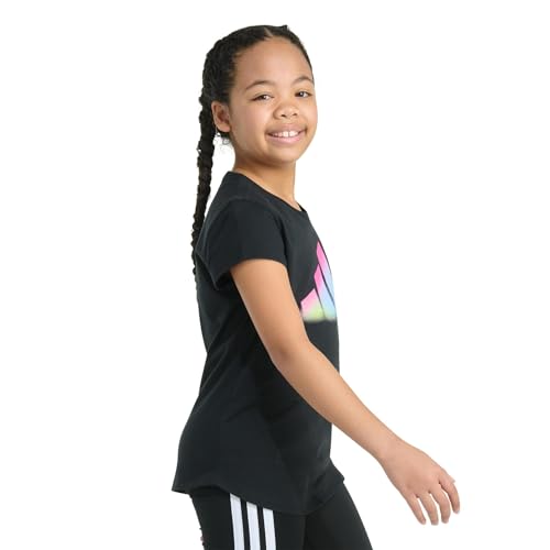 adidas Girls' Short Sleeve Essential Tee2
