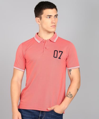 Image of INKKR Men's Solid Polo Neck Half Sleeve Stylish T-Shirt Combo