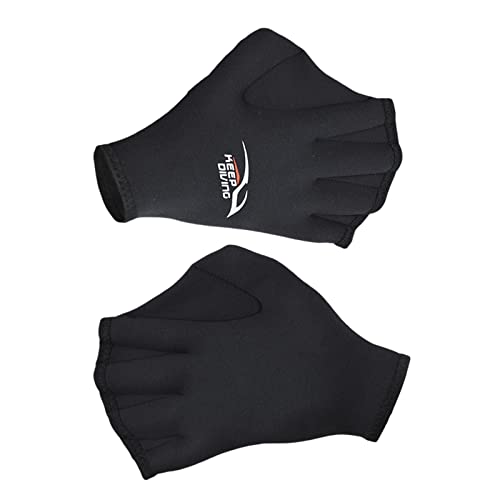 ZYIHNIRB Aquatic Gloves for Helping Upper Body Resistance, Webbed Swim Gloves Well Stitching, No Fading, Sizes for Women Men Adult, L