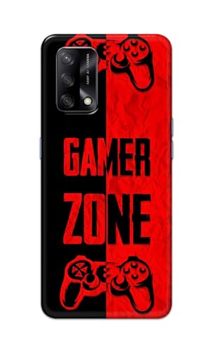 Image of Printed Hard Back Cover Case for Oppo F19 | Oppo F19s | Oppo A74 4G Back Cover (Gamer Zone) -1111