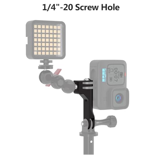 Image of Action Pro Vertical Mount Compatible with GoPro Hero 13 /12 /11 /10 /9 /8 /7 /6 /5 /4 AKASO Campark Insta360 DJI Osmo Action and Other Action Cameras Bracket Adapter
