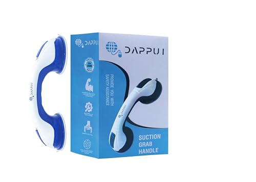 Suction Grab Bars for Bathroom - Adjustable Non-Slip Safety Handle, Disabled & Bathroom Support, Safety Grab Bar for Bathtubs & Showers, Suction Grab Rails Set of One