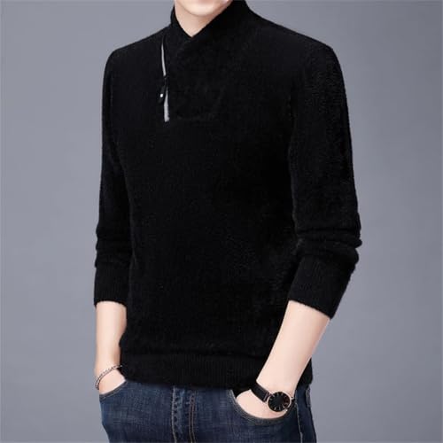 Wjnvfioo Fashion Pullover Knit Mens Turtleneck Sweater Autum Casual Men's Clothing4