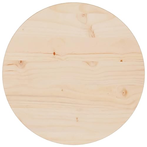 SKM Table Top Ø40x2.5 cm Solid Wood Pine (Weight-2KG)