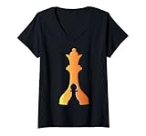 Photo Gallery donna vintage chess chessboxing chess master chess lovers maglietta con collo a v Photo Gallery donna vintage chess chessboxing chess master chess lovers maglietta con collo a v