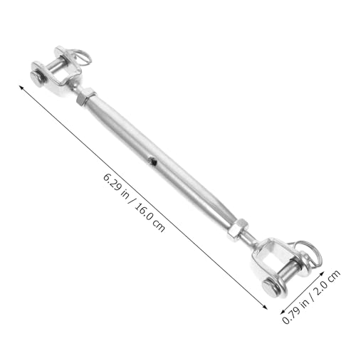 Tensor de cable tornillo cuerpo cerrado acero inoxidable M6 para tensado industrial miniatura 2