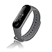N / A Bande de Montre Intelligente Texture Universelle Housse de Protection + Crochet et agrippante Bracelet Bracelet, Fit for Xiaomi Mi Band 3/4 (Band Width : Only The Strap, Color : 2)
