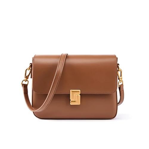 Bolsos Bandolera pequeños de Cuero for Mujer, Bolsos diseñador, Cuadrados for(White)