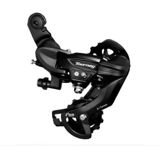 Image of BONKERZ Rear Derailleur for Bicycle | 6 /7 /8 Speed Direct Mount Alloy Gear Shifter for MTB, Road Bike & City Cycle | Durable Rear Gear Changer Compatible with Multi Speed Bikes