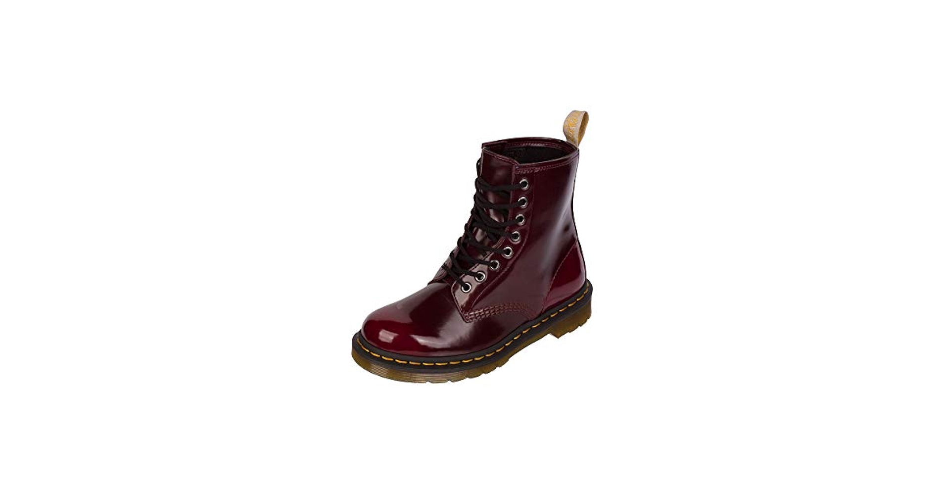 靴 Dr. Martens Vegan 1460 8-Eye 23.0 Womens Dr. Martens 1460 8-Eye Vegan Boot - Red | Journeys