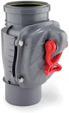 Valve Backflow Seal Diameter 110 mm Vertical Non-Return Valve HT kg Waste Water Pipe Valve