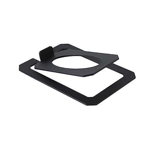 デスクトップスピーカースタンド 傾斜式外付けライザー本棚コンピュータ機器用 ブラック