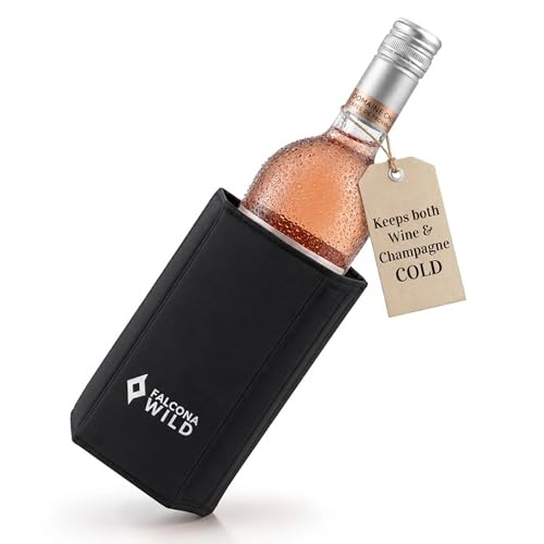 Wine Cooler Sleeve - Fits Wine and Champagne Bottles Chiller Ice Sleeve