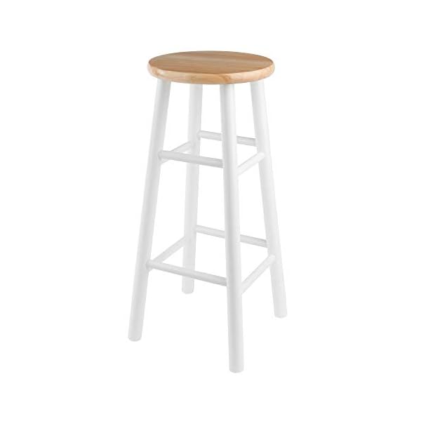 Winsome 30"H Beveled Seat Stool - Set of 2, Assembled - Image 6