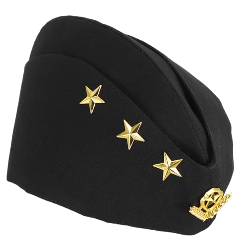 Chapeau noir pour Halloween résistant pour compléter un costume d'hôtesse