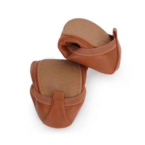 YNY Yosi New York Nina Foldable Ballet Flat in Peta-Approved Vegan Leather4